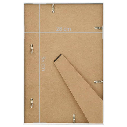 Berkfield Photo Frames Collage 5 pcs for Table White 28x35 cm MDF