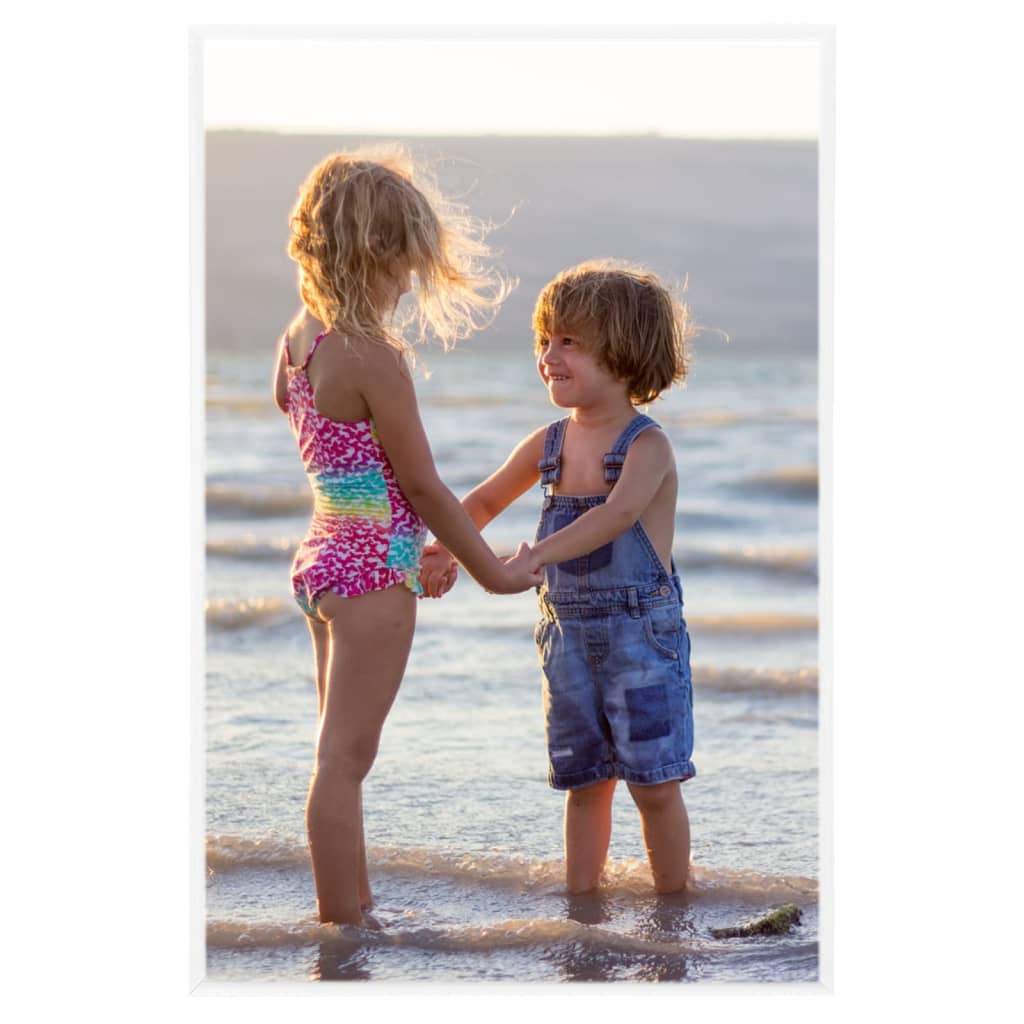 Berkfield Photo Frames Collage 3pcs for Wall or Table White 59.4x84cm MDF