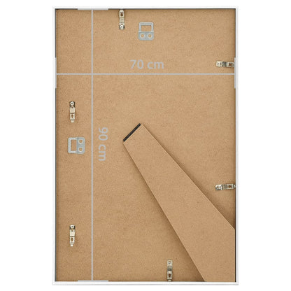 Berkfield Photo Frames Collage 3 pcs for Wall or Table White 70x90 cm MDF