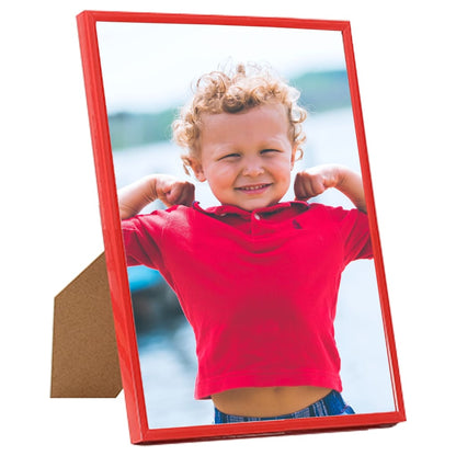 Berkfield Photo Frames Collage 10 pcs for Wall or Table Red 20x25 cm MDF