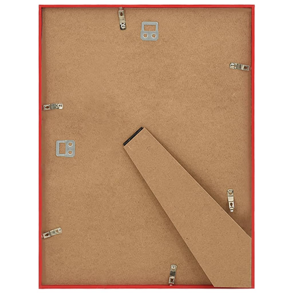 Berkfield Photo Frames Collage 10 pcs for Wall or Table Red 20x25 cm MDF