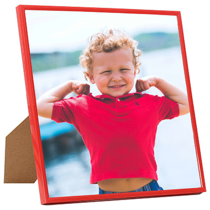 Berkfield Photo Frames Collage 5 pcs for Wall or Table Red 50x50 cm MDF