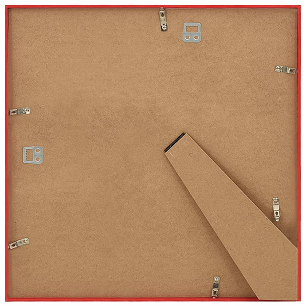 Berkfield Photo Frames Collage 5 pcs for Wall or Table Red 50x50 cm MDF