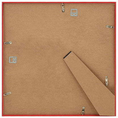 Berkfield Photo Frames Collage 5 pcs for Wall or Table Red 50x50 cm MDF