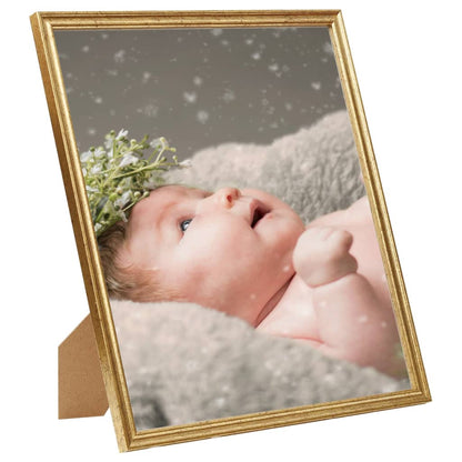 Berkfield Photo Frames Collage 5 pcs for Wall or Table Gold 70x90 cm MDF