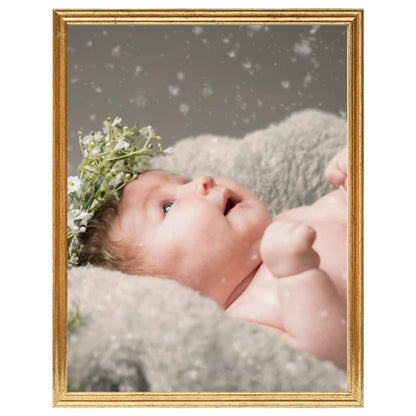 Berkfield Photo Frames Collage 5 pcs for Wall or Table Gold 70x90 cm MDF