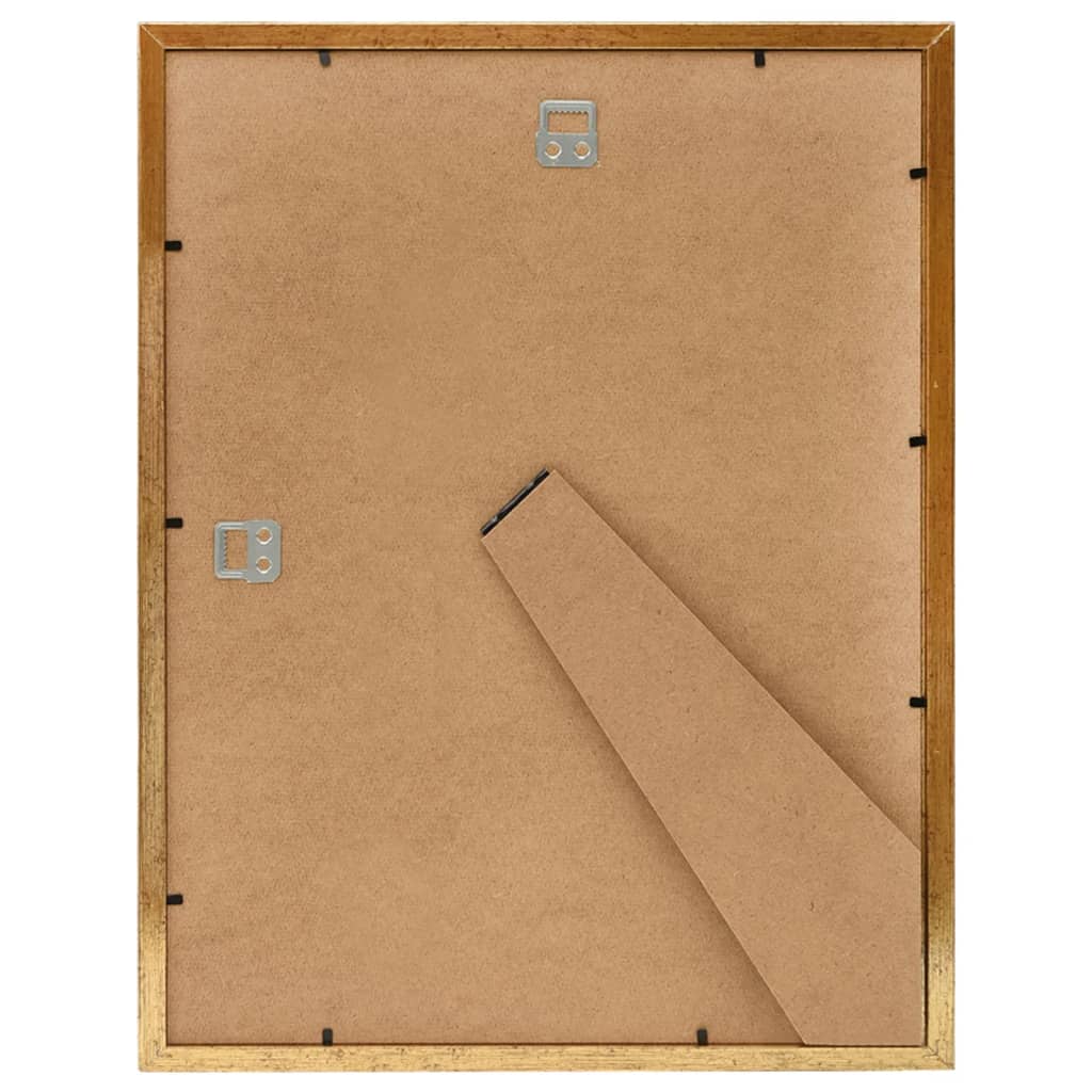 Berkfield Photo Frames Collage 5 pcs for Wall or Table Gold 70x90 cm MDF