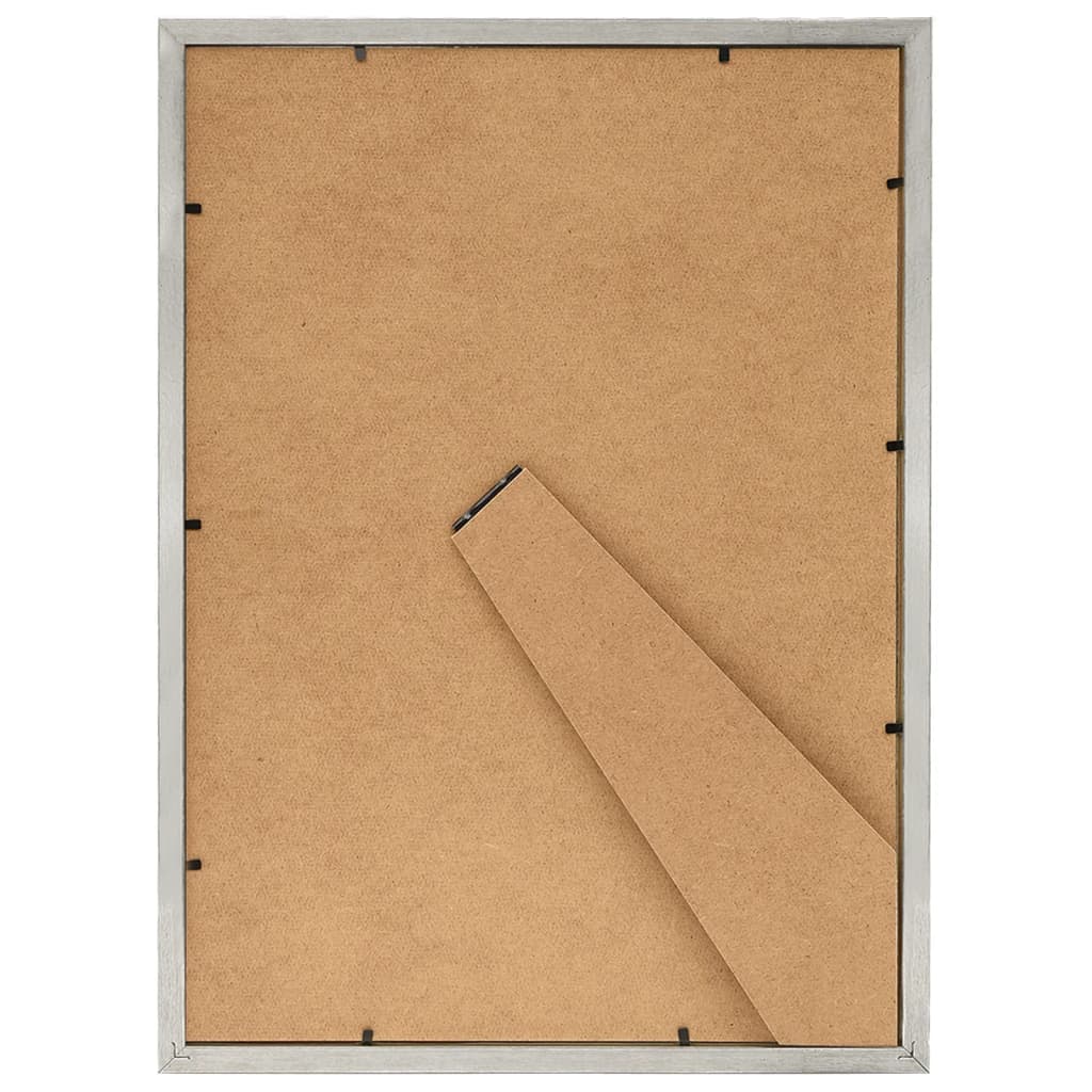 Berkfield Photo Frames Collage 5 pcs for Table Silver 20x25cm MDF