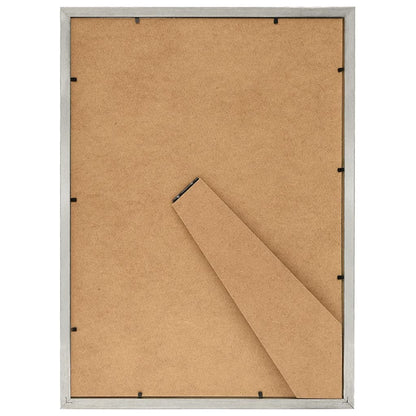 Berkfield Photo Frames Collage 5 pcs for Table Silver 20x25cm MDF
