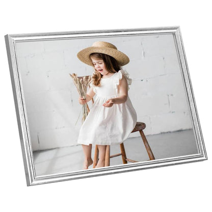 Berkfield Photo Frames Collage 3 pcs for Wall or Table Silver 29.7x42 cm