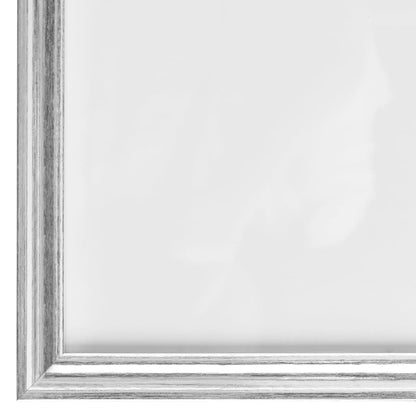 Berkfield Photo Frames Collage 3 pcs for Wall or Table Silver 29.7x42 cm