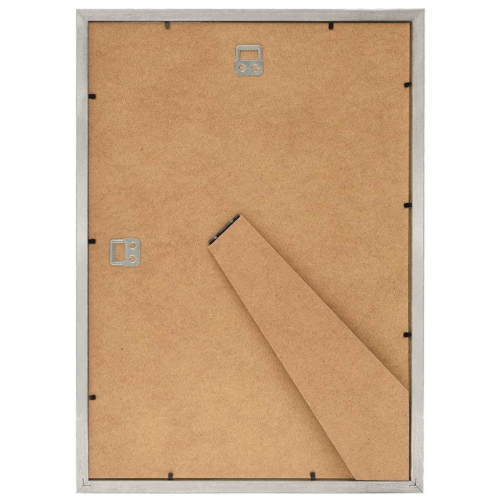 Berkfield Photo Frames Collage 3 pcs for Wall or Table Silver 29.7x42 cm