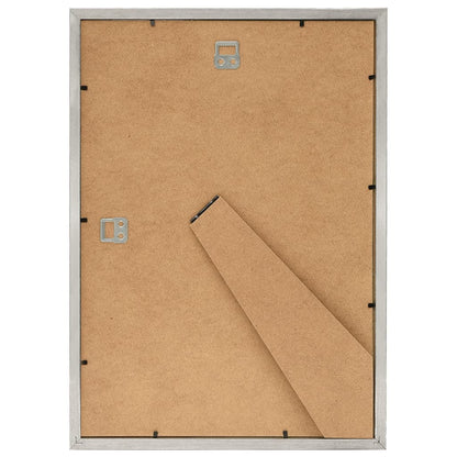 Berkfield Photo Frames Collage 3 pcs for Wall or Table Silver 29.7x42 cm