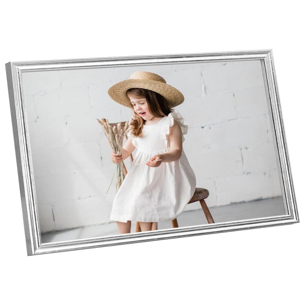 Berkfield Photo Frames Collage 5 pcs for Wall Silver 42x59.4 cm