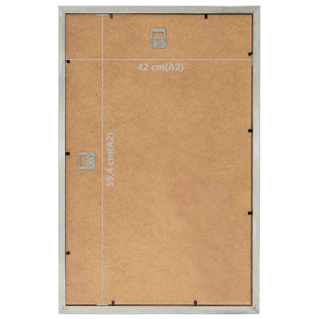 Berkfield Photo Frames Collage 5 pcs for Wall Silver 42x59.4 cm