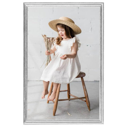 Berkfield Photo Frames Collage 5 pcs for Wall or Table Silver 50x70cm MDF