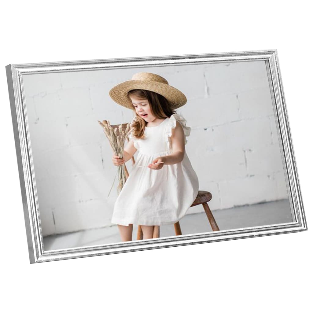 Berkfield Photo Frames Collage 5 pcs for Wall or Table Silver 59.4x84 cm