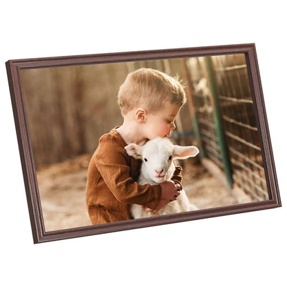 Berkfield Photo Frames Collage 3 pcs for Table Brown 13x18 cm MDF
