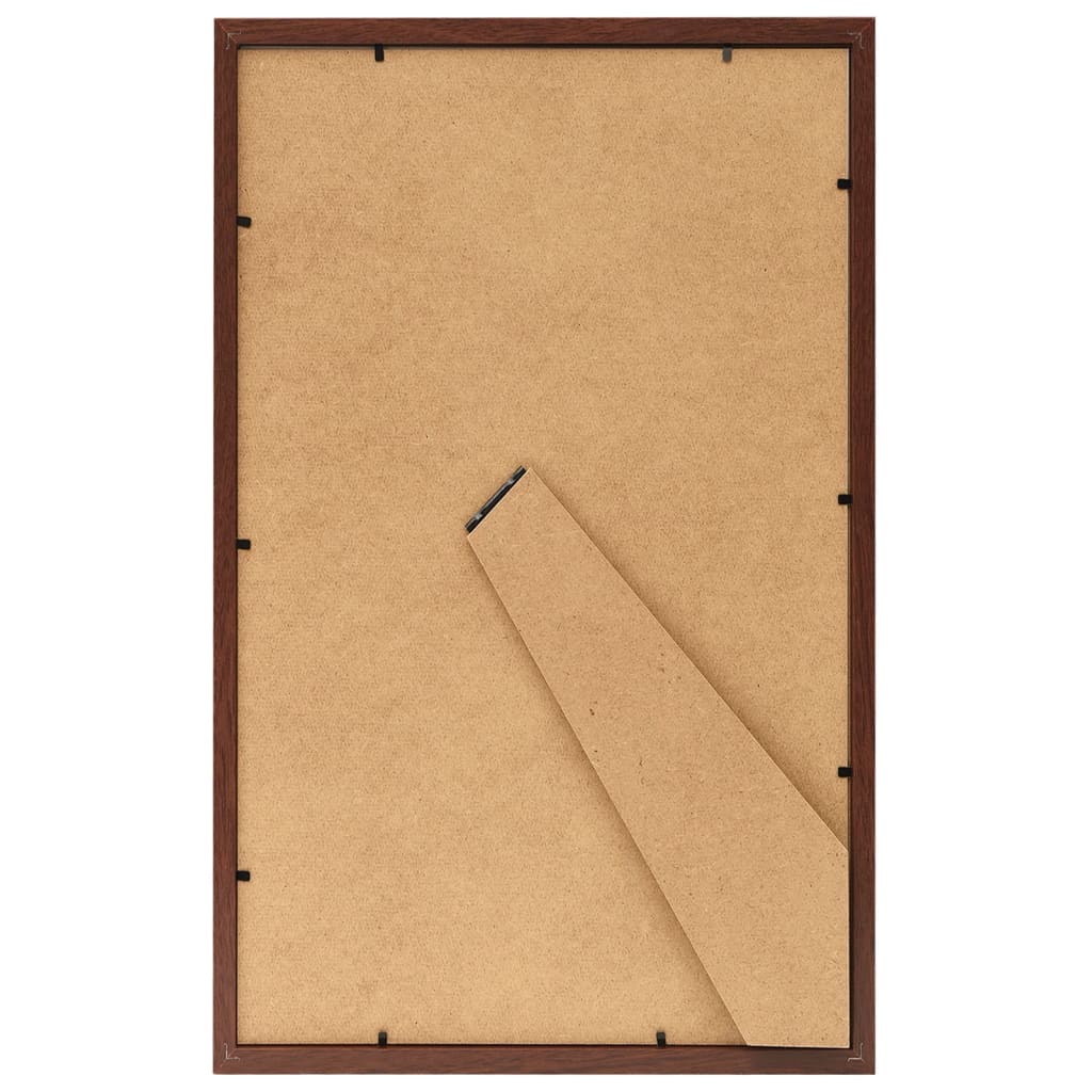 Berkfield Photo Frames Collage 3 pcs for Table Brown 13x18 cm MDF