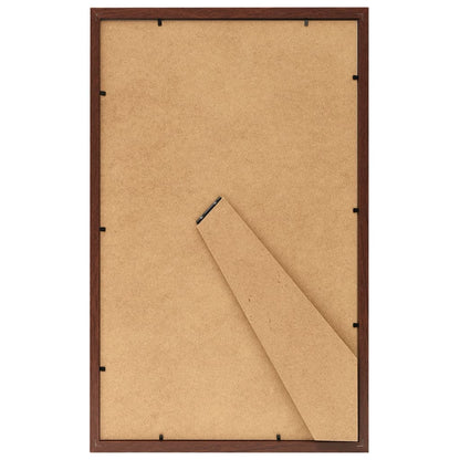 Berkfield Photo Frames Collage 3 pcs for Table Brown 13x18 cm MDF