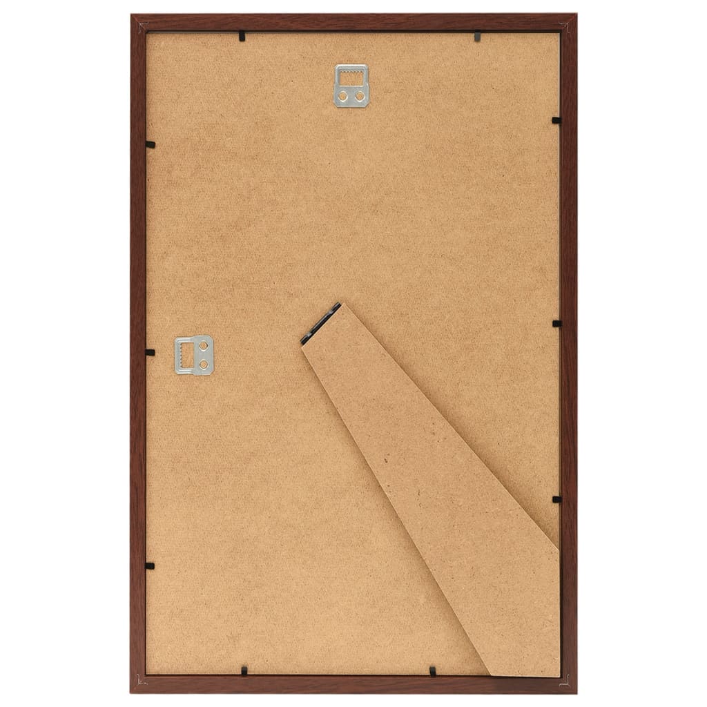 Berkfield Photo Frames Collage 3pcs for Wall or Table Brown 59.4x84cm MDF