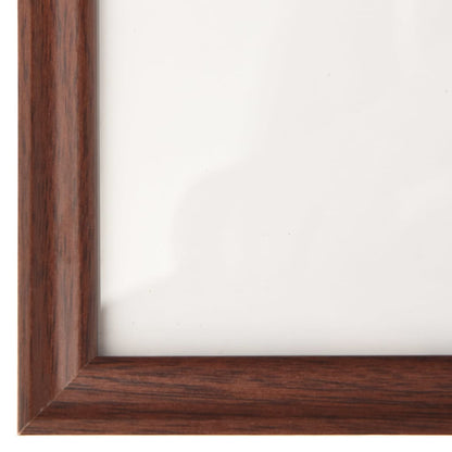 Berkfield Photo Frames Collage 3pcs for Wall or Table Brown 59.4x84cm MDF