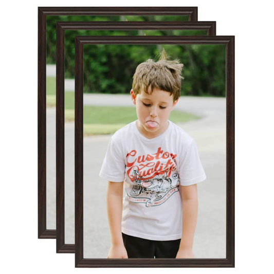 Berkfield Photo Frames Collage 3 pcs for Table Black 15x21 cm MDF