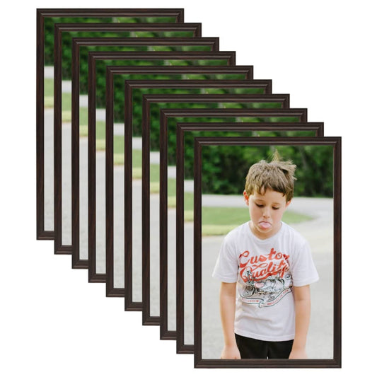 Berkfield Photo Frames Collage 10 pcs for Table Black 20x25cm MDF
