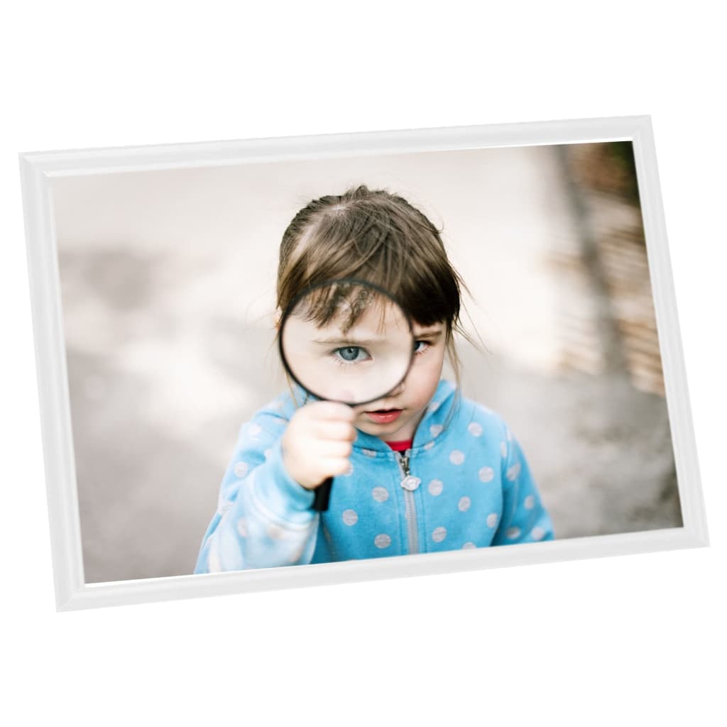 Berkfield Photo Frames Collage 5 pcs for Table White 10x15 cm MDF