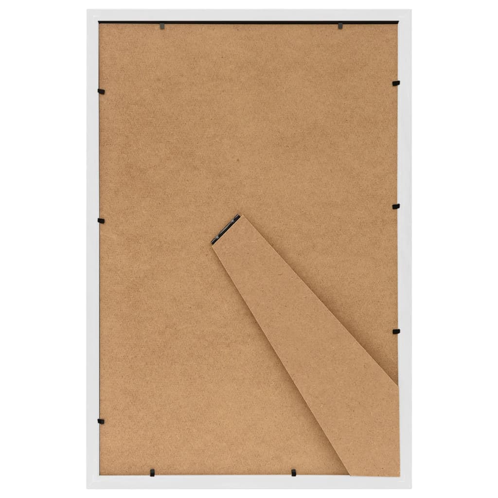 Berkfield Photo Frames Collage 5 pcs for Table White 10x15 cm MDF