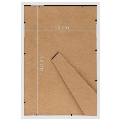 Berkfield Photo Frames Collage 5 pcs for Table White 10x15 cm MDF