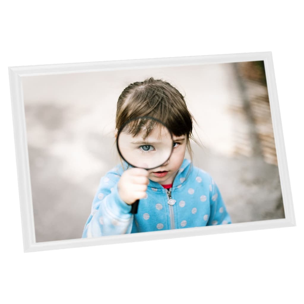 Berkfield Photo Frames Collage 3pcs for Wall or Table White 29.7x42cm MDF
