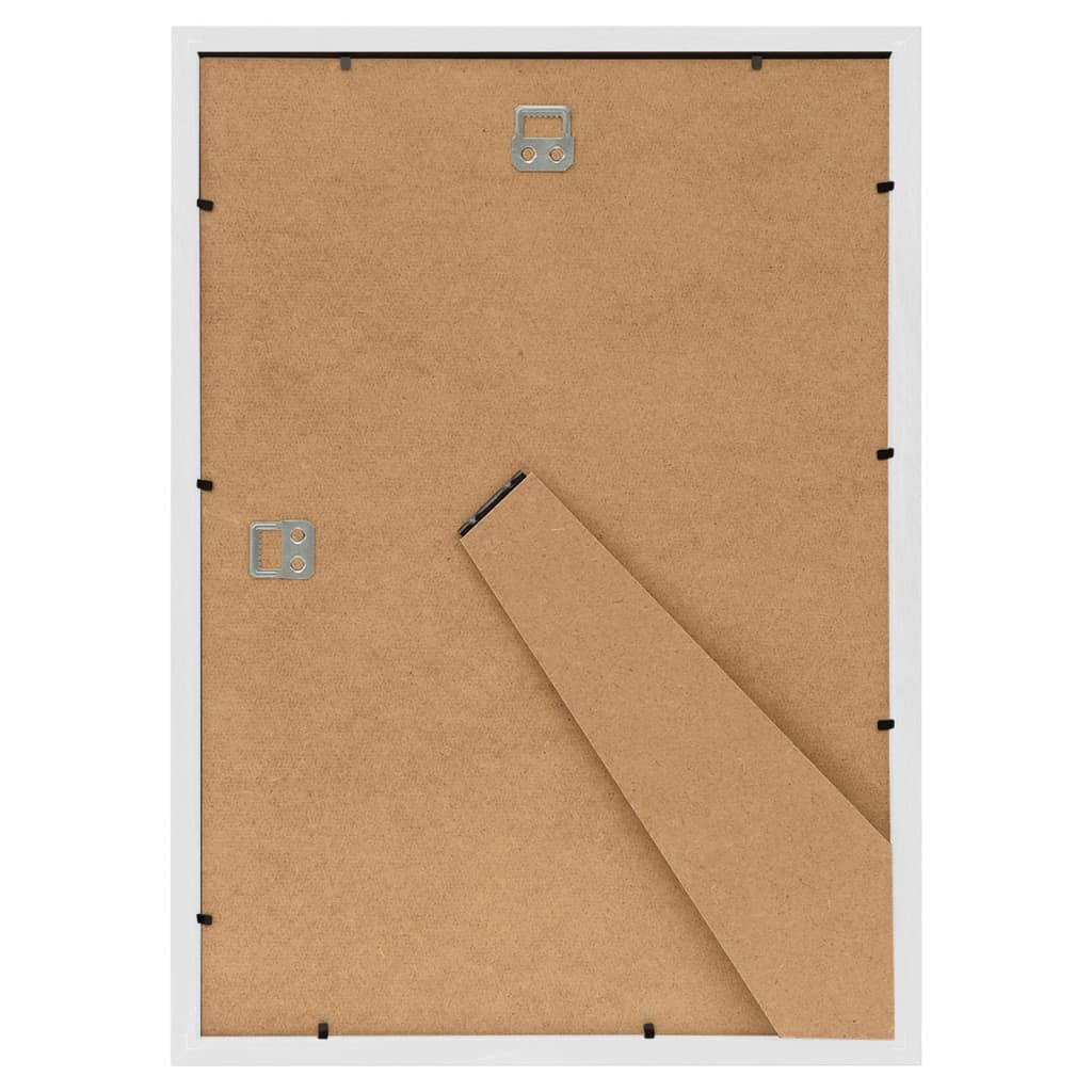 Berkfield Photo Frames Collage 3pcs for Wall or Table White 29.7x42cm MDF