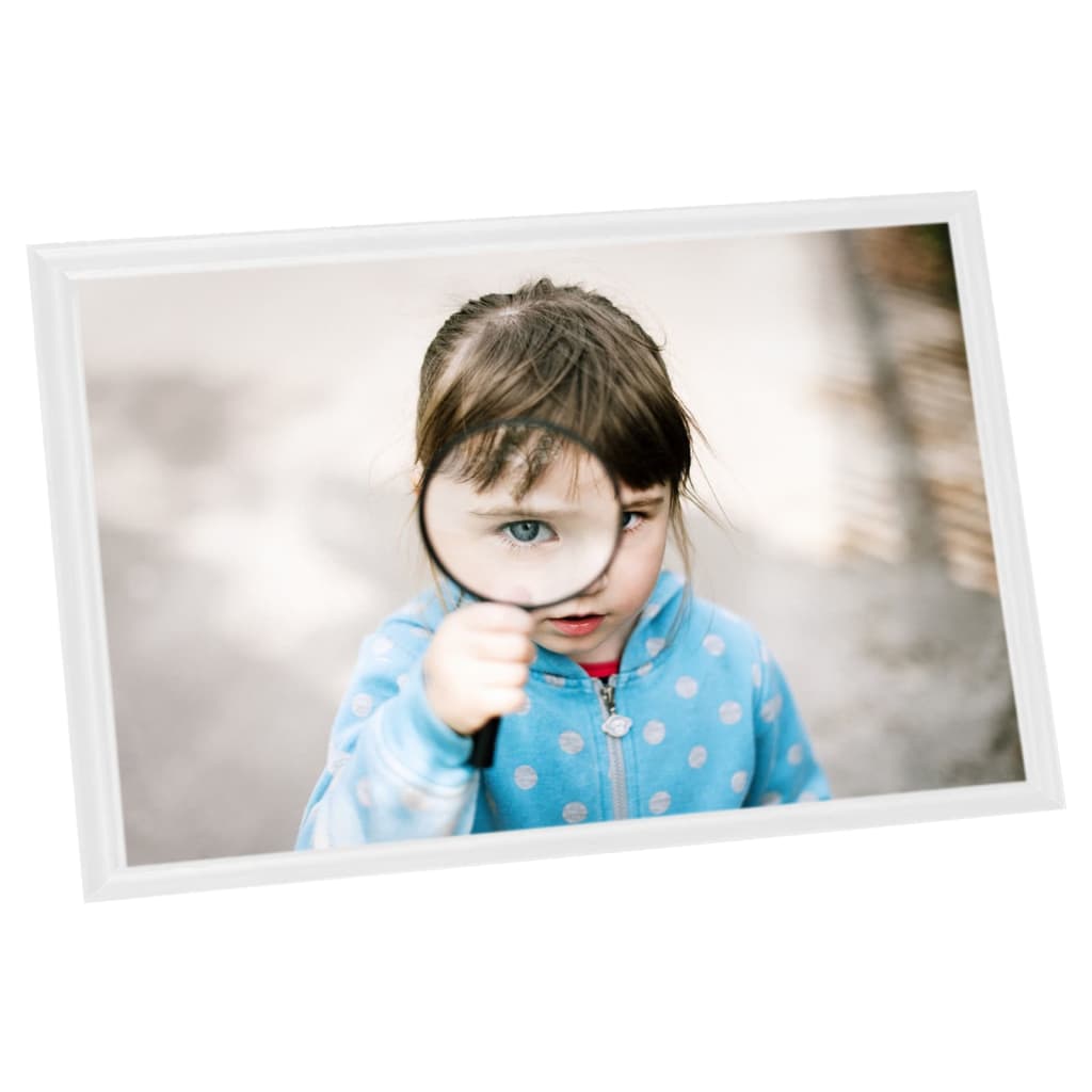 Berkfield Photo Frames Collage 3pcs for Wall or Table White 42x59.4cm MDF