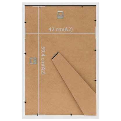 Berkfield Photo Frames Collage 3pcs for Wall or Table White 42x59.4cm MDF