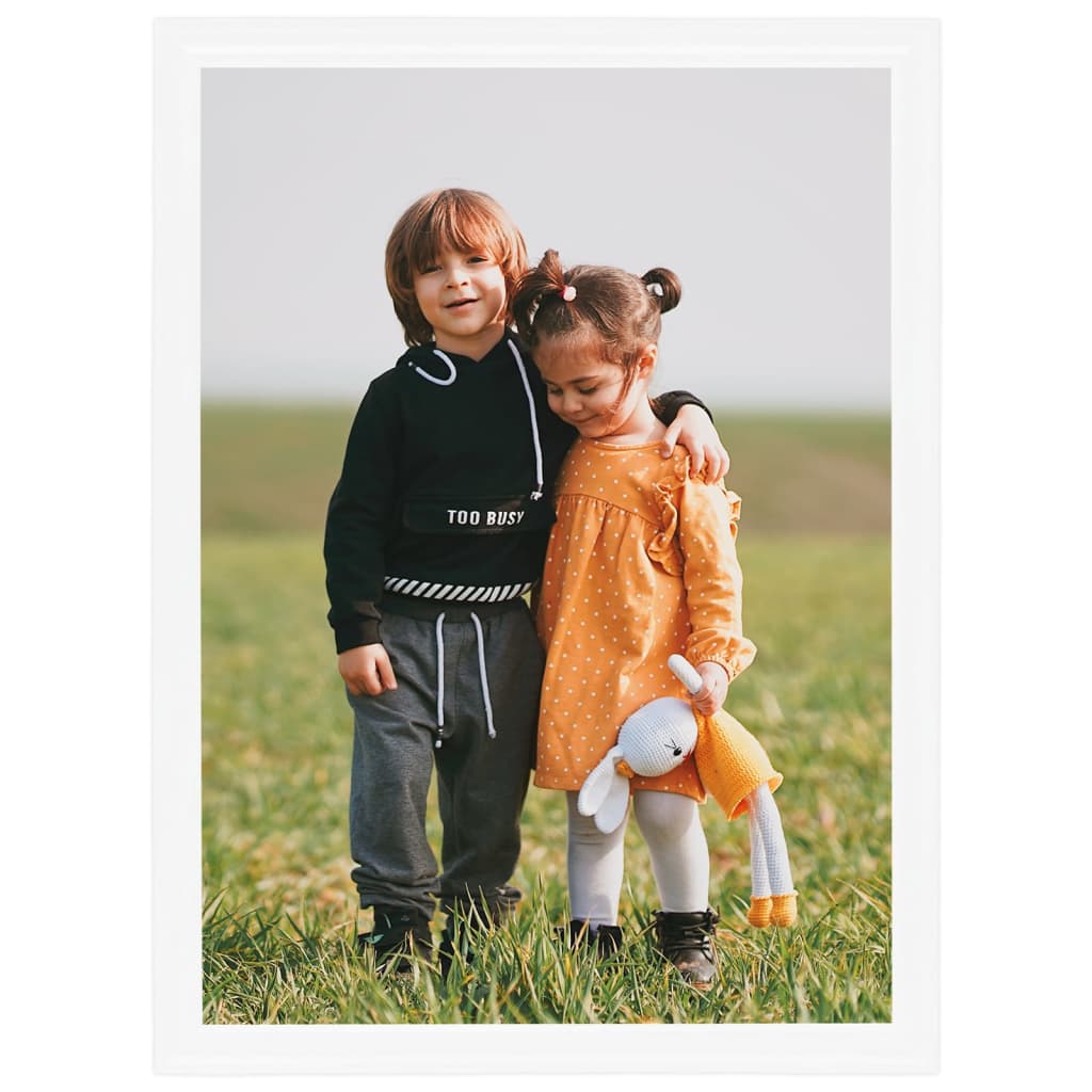 Berkfield Photo Frames Collage 3 pcs for Wall or Table White 50x70 cm MDF