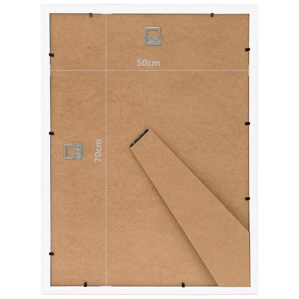 Berkfield Photo Frames Collage 3 pcs for Wall or Table White 50x70 cm MDF