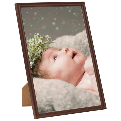 Berkfield Photo Frames Collage 5 pcs for Table Dark Red 15x21 cm