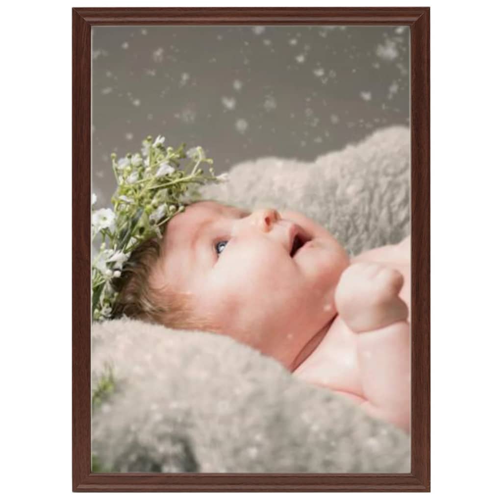 Berkfield Photo Frames Collage 5 pcs for Table Dark Red 15x21 cm
