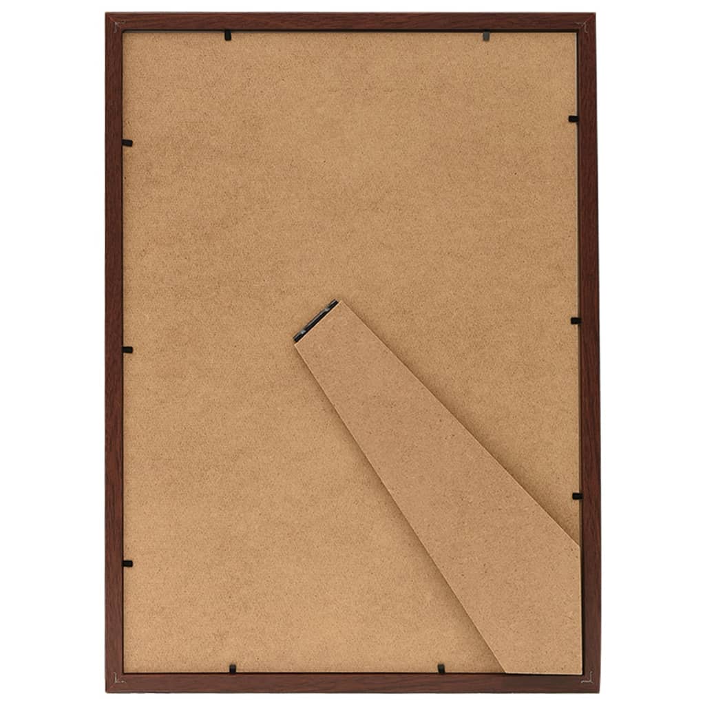 Berkfield Photo Frames Collage 5 pcs for Table Dark Red 15x21 cm