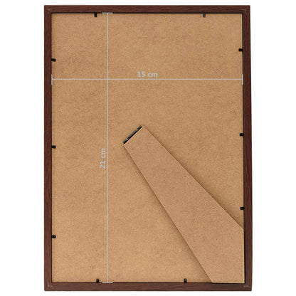 Berkfield Photo Frames Collage 5 pcs for Table Dark Red 15x21 cm