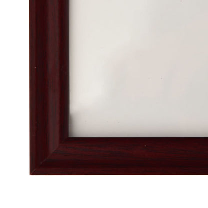 Berkfield Photo Frames Collage 3 pcs for Table Dark Red 18x24 cm