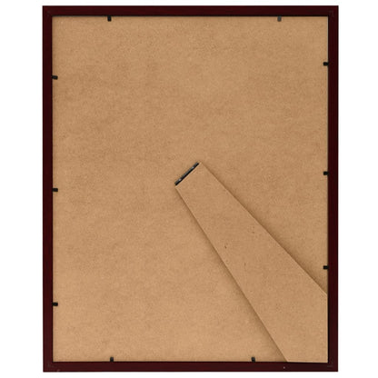 Berkfield Photo Frames Collage 3 pcs for Table Dark Red 18x24 cm