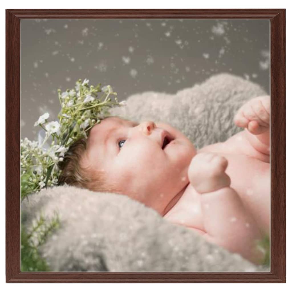 Berkfield Photo Frames Collage 3 pcs for Wall or Table Dark Red 50x50 cm