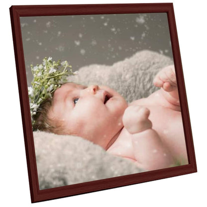 Berkfield Photo Frames Collage 3 pcs for Wall or Table Dark Red 50x50 cm