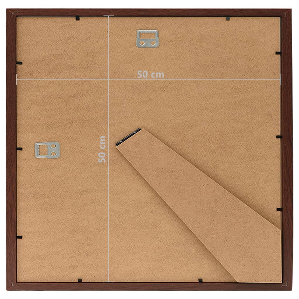 Berkfield Photo Frames Collage 3 pcs for Wall or Table Dark Red 50x50 cm