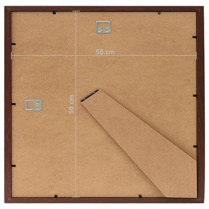 Berkfield Photo Frames Collage 3 pcs for Wall or Table Dark Red 50x50 cm