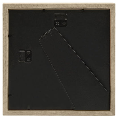 Berkfield 3D Box Photo Frames 3 pcs Dark Wood 28x28cm for 20x20cm Picture