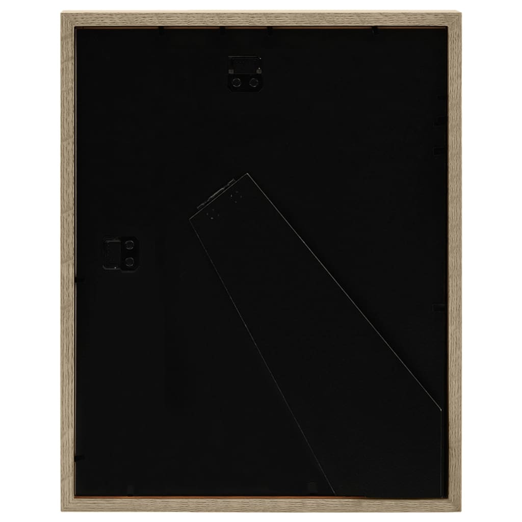 Berkfield 3D Box Photo Frames 3 pcs Dark Wood 28x35cm for 4x
