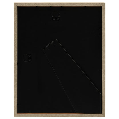 Berkfield 3D Box Photo Frames 3 pcs Dark Wood 28x35cm for 4x